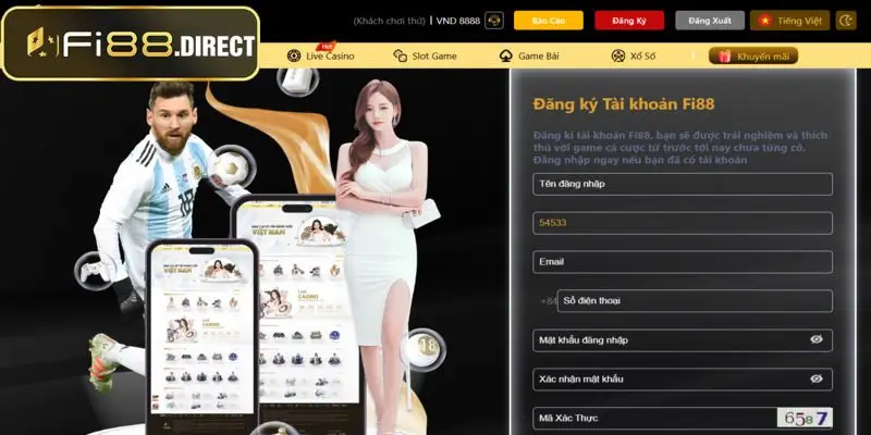 Quy trình đăng ký Fi88 nhanh gọn cho người mới bắt đầu