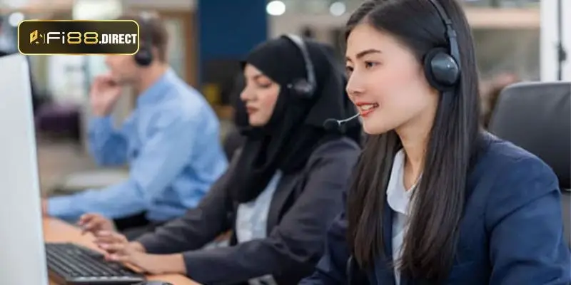 Đội ngũ CSKH Fi88 chuyên nghiệp, làm việc 24/7